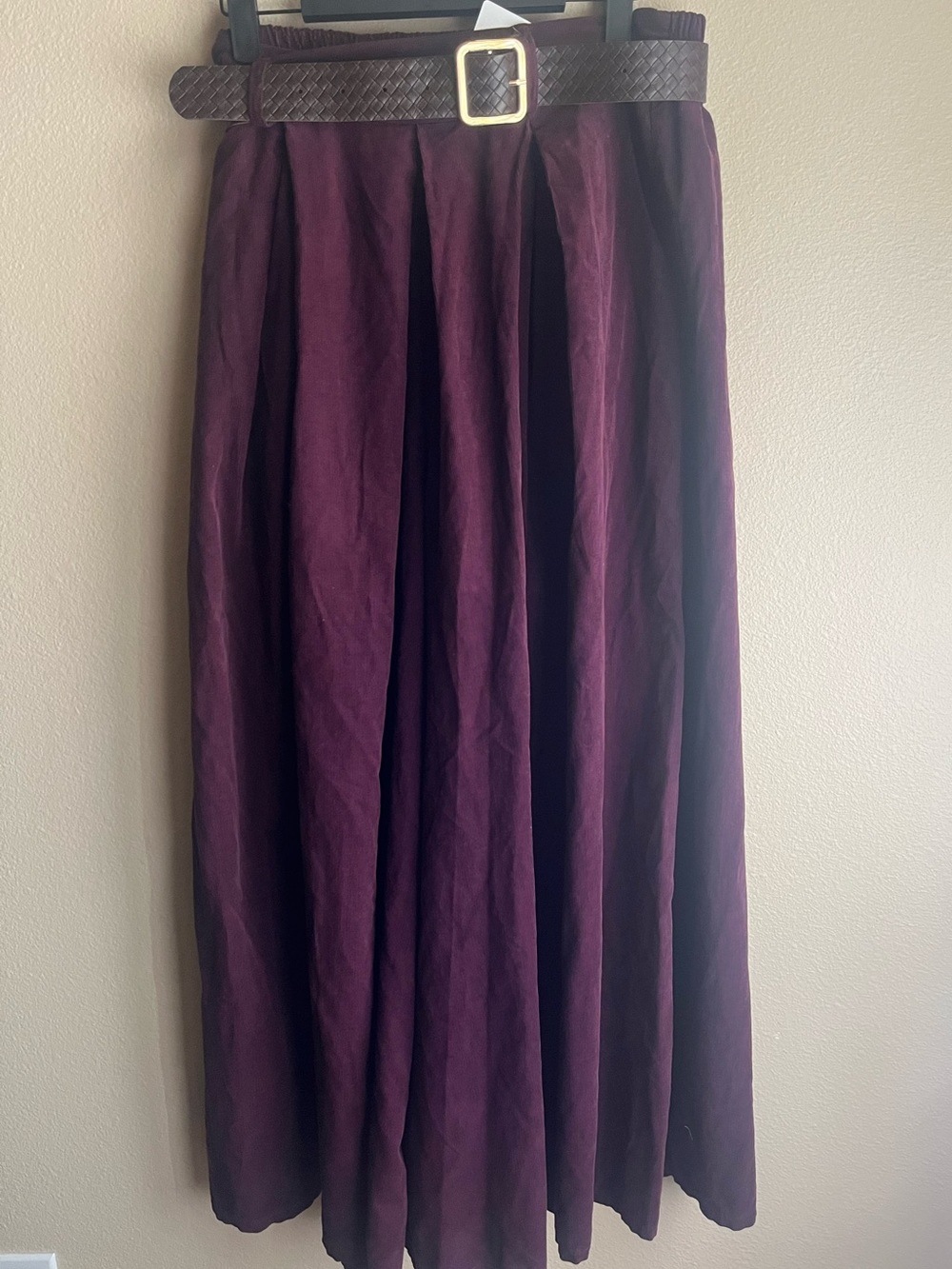 Women's Plum wide leg skirt pants